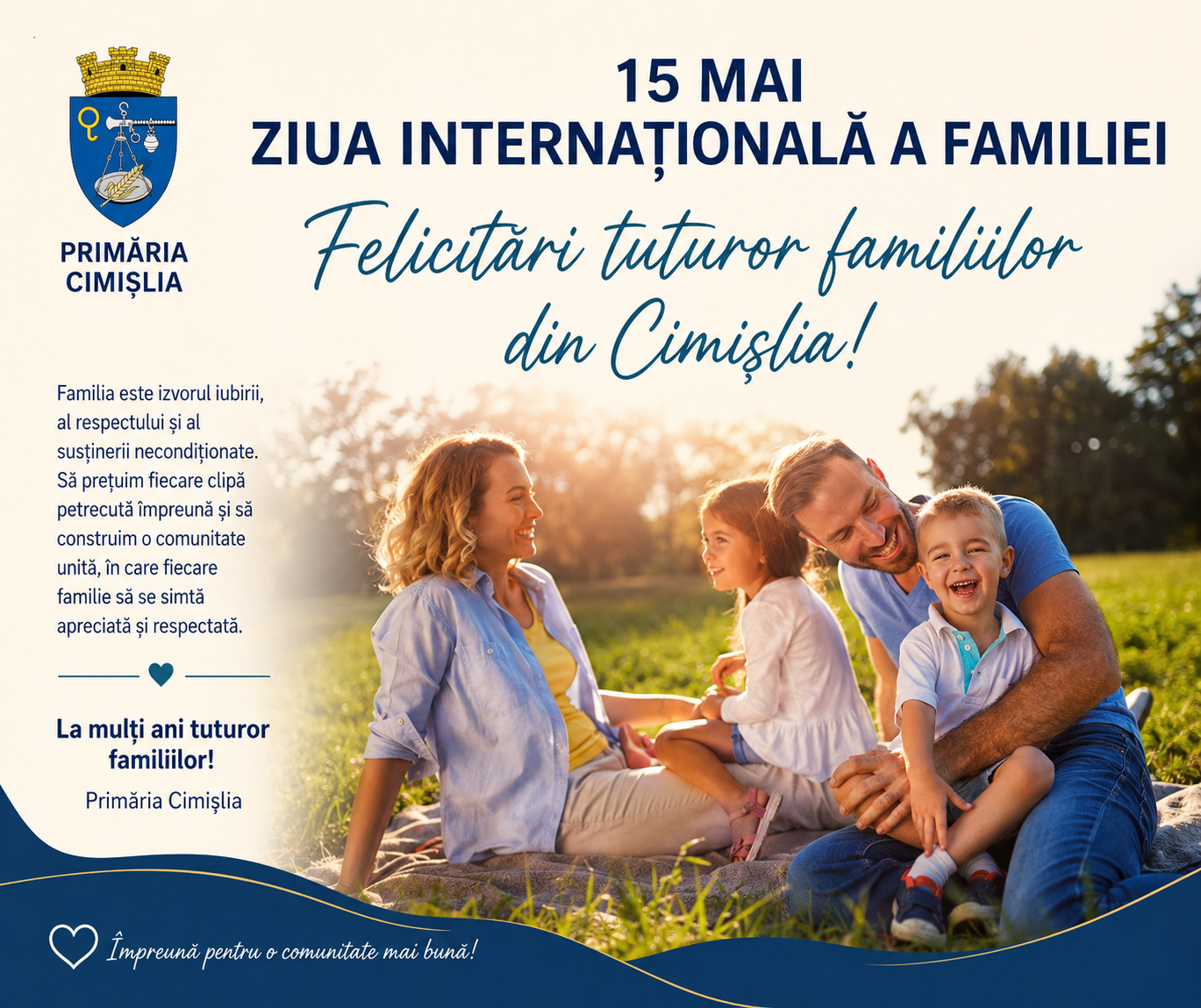 Felicitări cu Ziua Familiei!